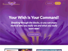 Tablet Screenshot of goddessamora.com